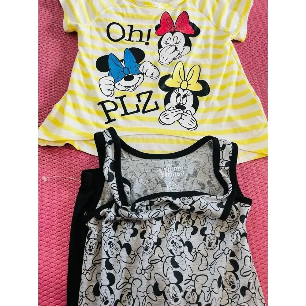 New❤️3Pcs Disney Minnie Mouse Girls Set sz6/6X